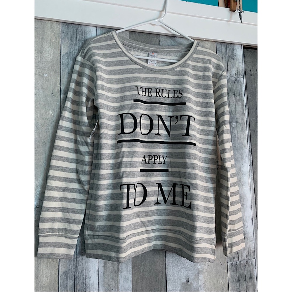 NEW Striped Sweatshirt